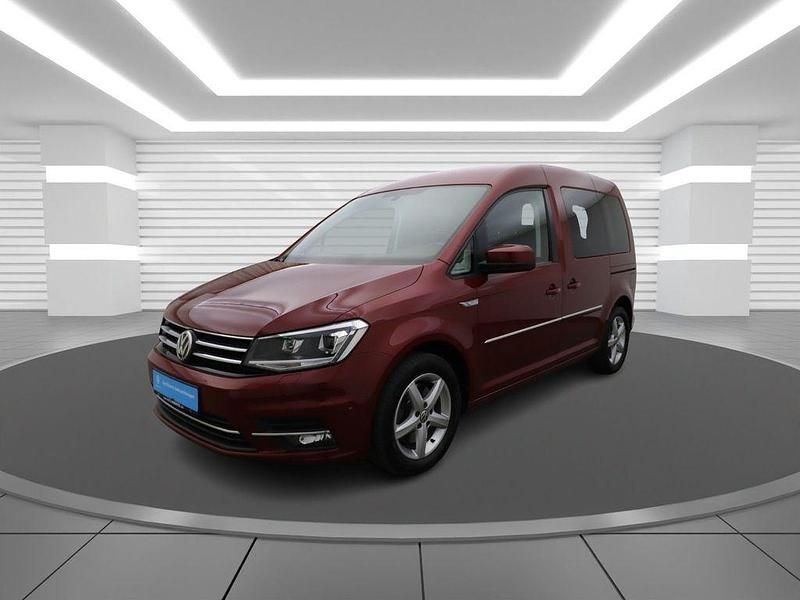 Gebraucht VW Caddy Trendline 150 PS (110 kW) 2016 Fortanarot (red), metallic Van / Kleinbus