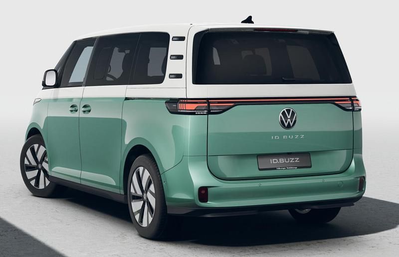 Neu VW ID. Buzz Comfortline 210 kW (286 PS) 2026 Candyweiß/bay leaf green metall Van / Kleinbus
