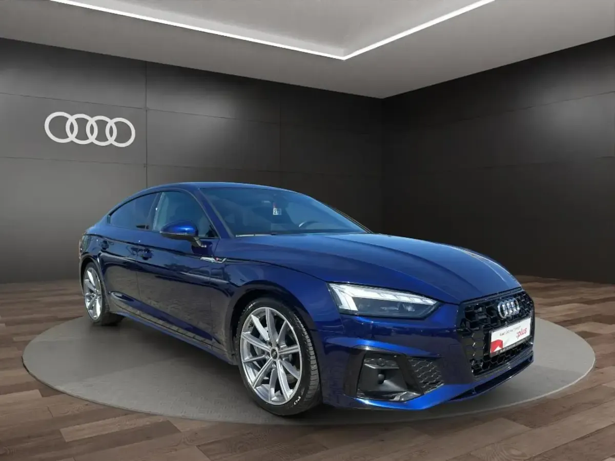 Gebraucht Audi A5 Sportback S-Line 286 PS (210 kW) 2022 Blau Kleinwagen