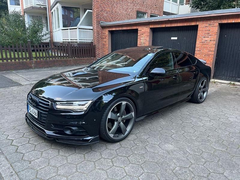 Schwarz Gebraucht 2014 Audi A7 S-Line Kleinwagen | 22.999 € (Fairer Preis) - Bild 1/4