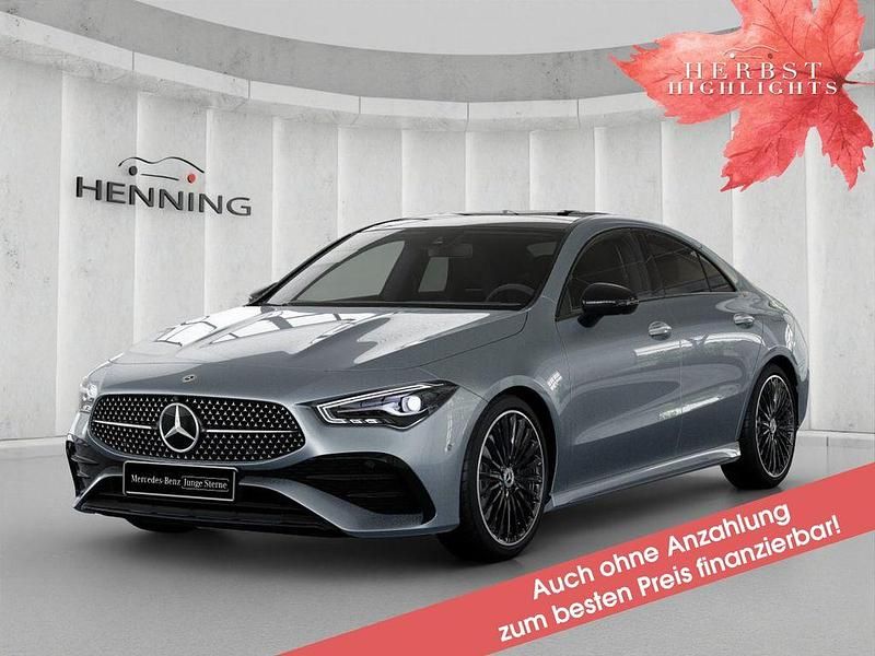 Silber Gebraucht 2024 Mercedes CLA200 AMG Coupé | 41.880 € (Teuer) - Bild 1/4