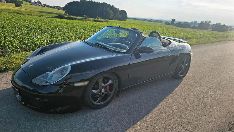 Gebraucht Porsche Boxster 220 PS (161 kW) 2000 Schwarz Cabrio