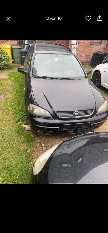Gebraucht Opel Astra 80 PS (58 kW) 2003 Schwarz Kombi