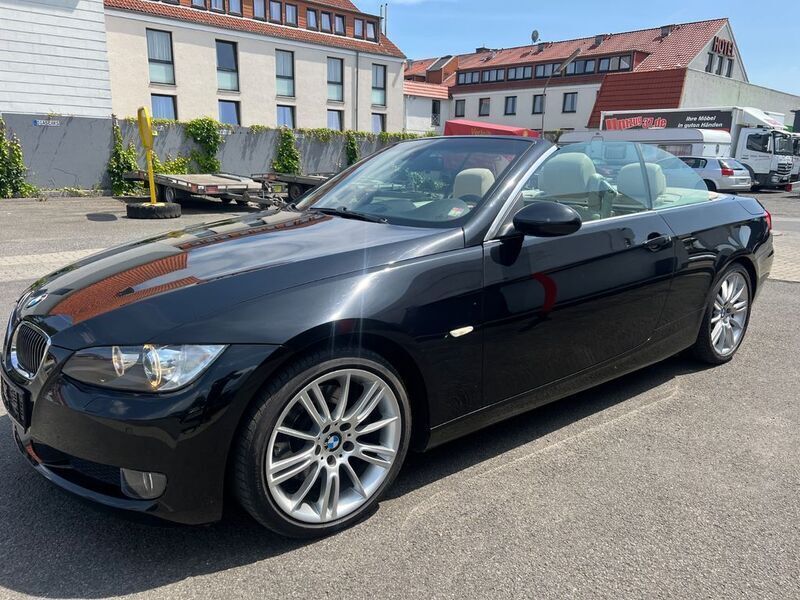 Schwarz Gebraucht 2008 BMW 325 Cabriolet Comfort Edition Cabrio | 8.999 € (Guter Preis) - Bild 1/4