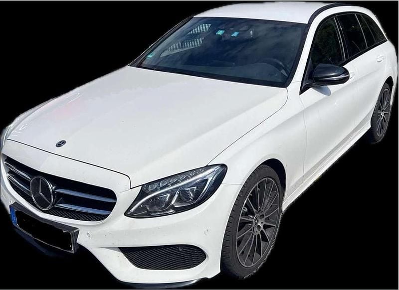 Polarweiss unilack Gebraucht 2017 Mercedes C250 AMG line Kombi | 14.000 € (Guter Preis) - Bild 1/4