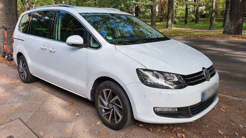 Gebraucht VW Sharan 150 PS (110 kW) 2017 Weiß Van / Kleinbus