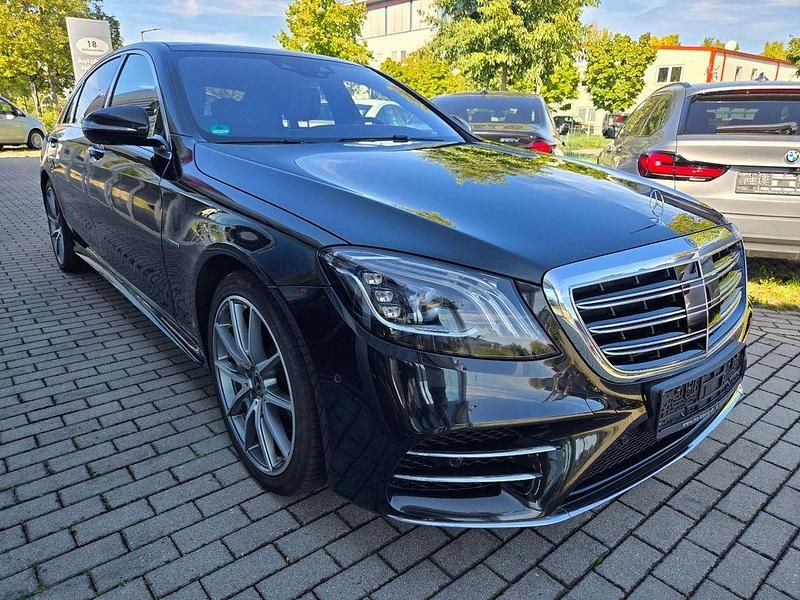 Schwarz Gebraucht 2020 Mercedes S560 AMG line Limousine | 56.000 € (Superpreis) - Bild 1/4