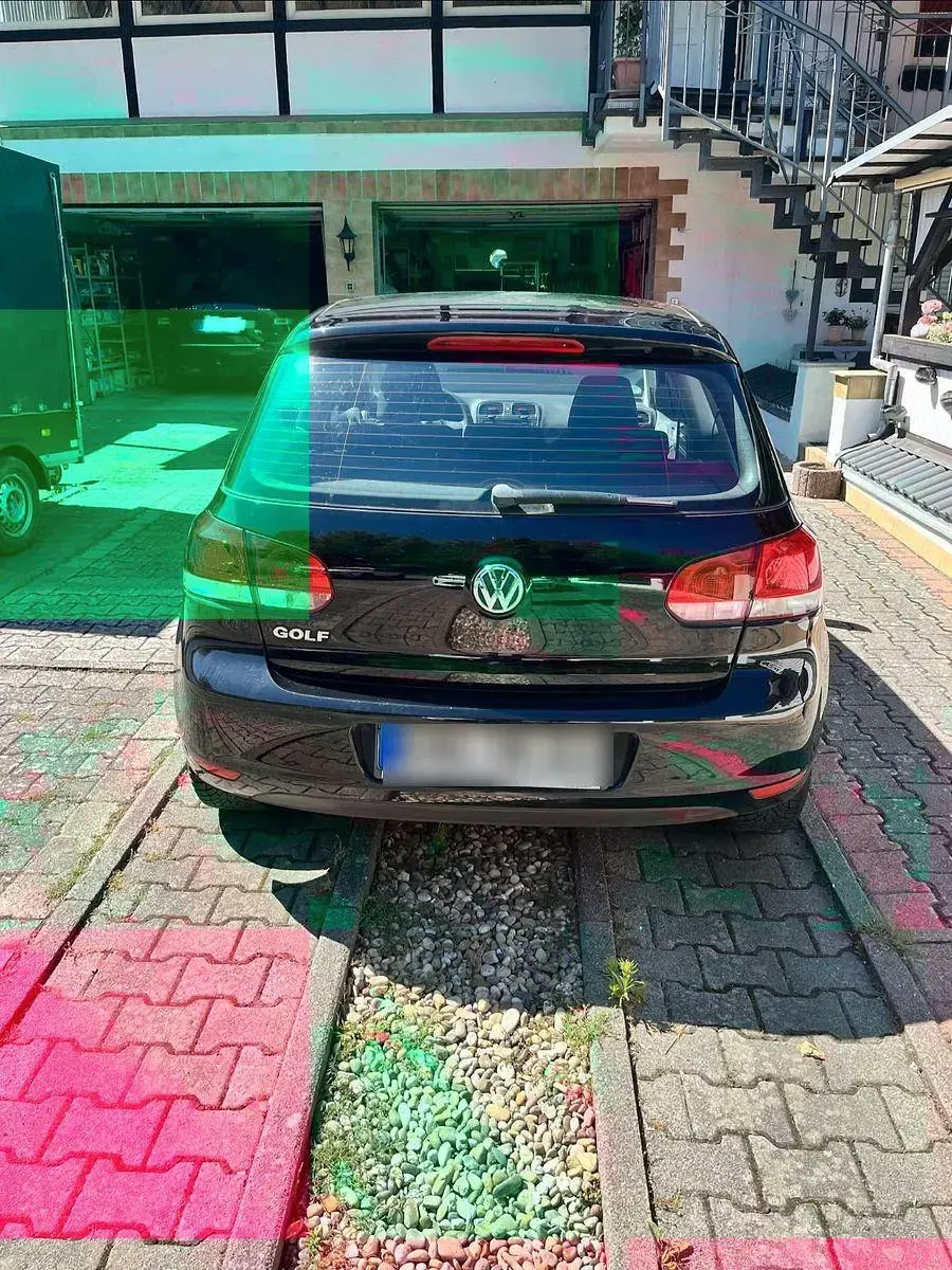 Gebraucht VW Golf VI Trendline 80 PS (58 kW) 2009 Schwarz Kleinwagen