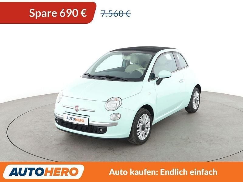 Grün Gebraucht 2014 Fiat 500C Lounge Cabrio | 6.690 € (Fairer Preis) - Bild 1/3