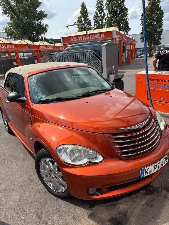 Orange Gebraucht 2007 Chrysler PT Cruiser Limited Cabrio | 3.450 € (Fairer Preis) - Bild 1/4