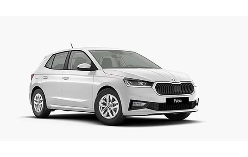 Neu Skoda Fabia Drive 116 PS (85 kW) 2025 Mondweiß metallic Kleinwagen