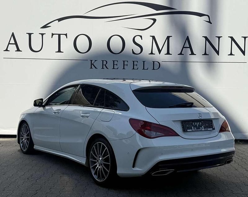Gebraucht Mercedes CLA220 AMG line 177 PS (130 kW) 2016 Calcitweiss  unilack Limousine