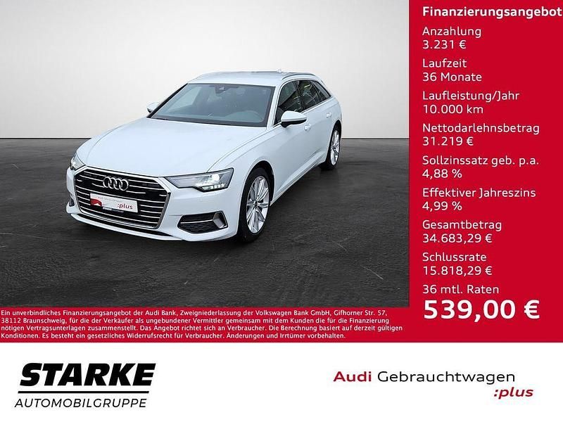 Weiß Gebraucht 2021 Audi A6 Sport Kombi | 34.450 € (Superpreis) - Bild 1/4