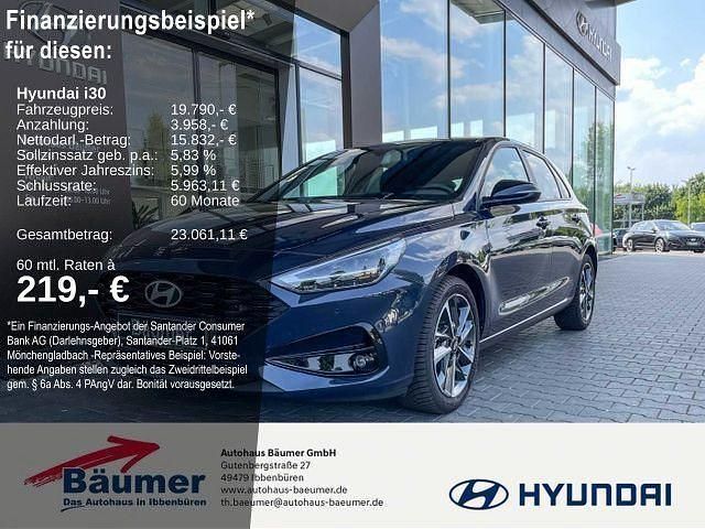 Blau Gebraucht 2024 Hyundai i30 Advantage Limousine | 19.790 € (Fairer Preis) - Bild 1/4