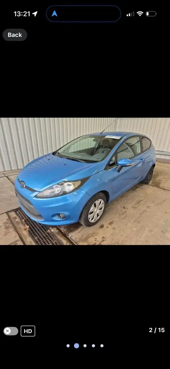 Gebraucht Ford Fiesta 75 PS (55 kW) 2010 Blau Coupé