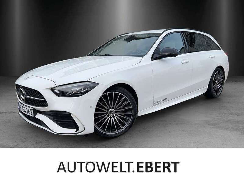 Polarweiß Gebraucht 2024 Mercedes C220 AMG Kombi | 47.890 € (Teuer) - Bild 1/2