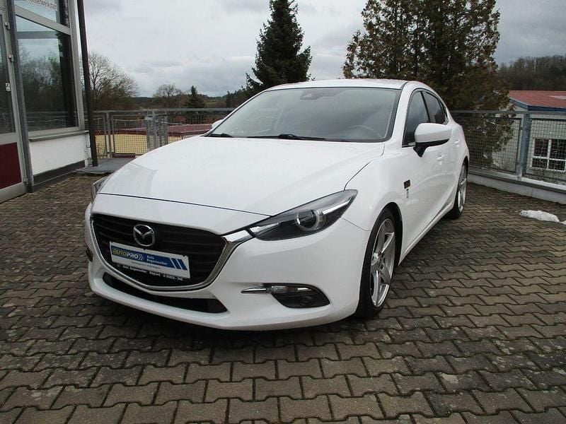 Gebraucht Mazda 3 Exclusive-Line 105 PS (77 kW) 2017 Weiß Limousine