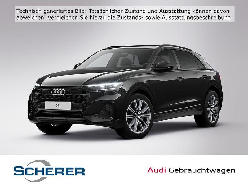 Mythosschwarz metallic (metallic) Gebraucht 2025 Audi Q8 Design SUV | 66.490 € (Etwas zu teuer) - Bild 1/4