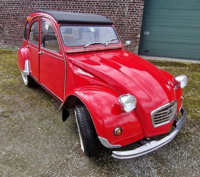 Rot Gebraucht 1984 Citroën 2CV Cabrio | 7.900 € - Bild 1/4