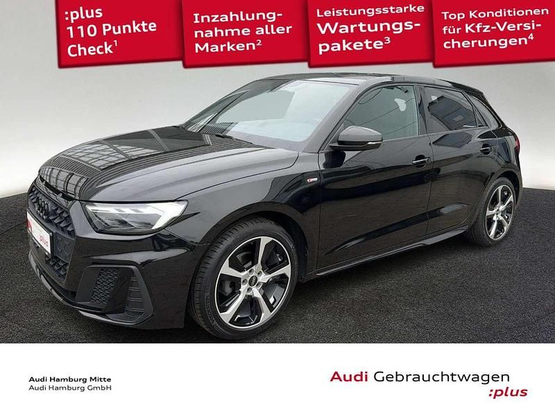 Mythosschwarz metallic Gebraucht 2022 Audi A1 S-Line Kleinwagen | 23.990 € (Etwas zu teuer) - Bild 1/3