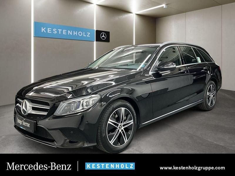 Obsidianschwarz Gebraucht 2020 Mercedes C220 Avantgarde Kombi | 29.990 € (Fairer Preis) - Bild 1/4