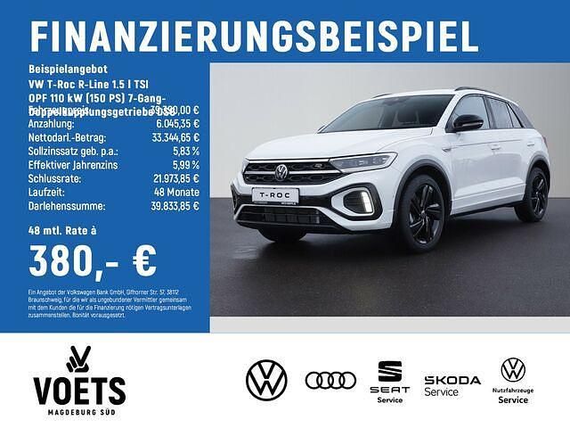 Gebraucht VW T-Roc R-line 150 PS (110 kW) 2022 Weiß SUV