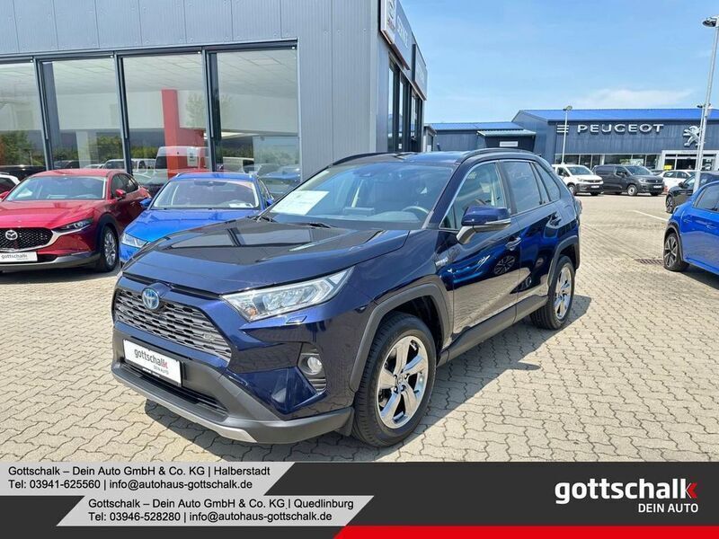 Blau Gebraucht 2020 Toyota RAV4 Hybrid Basis SUV | 26.990 € (Superpreis) - Bild 1/4