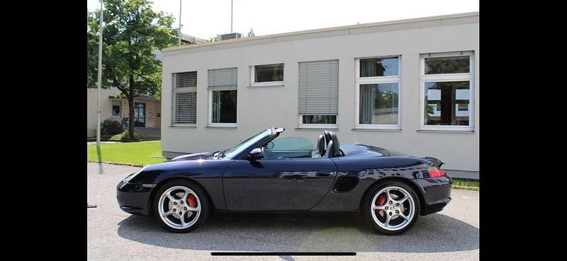 Blau Gebraucht 2002 Porsche Boxster S Cabrio | 22.000 € (Fairer Preis) - Bild 1/4
