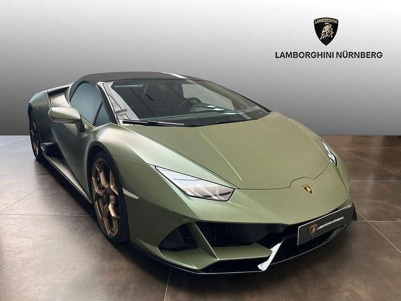 Grün Gebraucht 2022 Lamborghini Huracán Cabrio | 319.640 € (Superpreis) - Bild 1/4