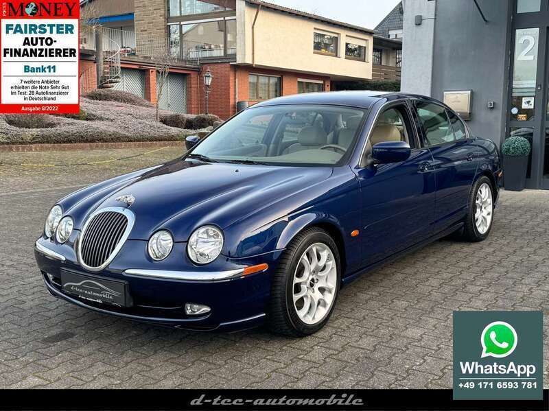 Blau Gebraucht 2000 Jaguar S-Type Executive Limousine | 14.890 € - Bild 1/4