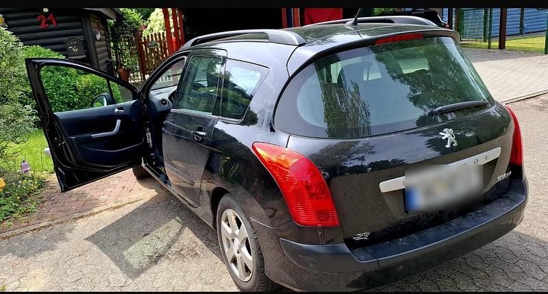 Gebraucht Peugeot 308 SW 120 PS (88 kW) 2010 Schwarz Kombi