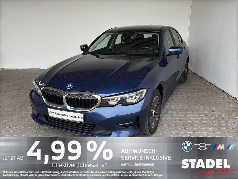 Blau Gebraucht 2022 BMW 318 Advantage Limousine | 24.940 € (Etwas zu teuer) - Bild 1/4