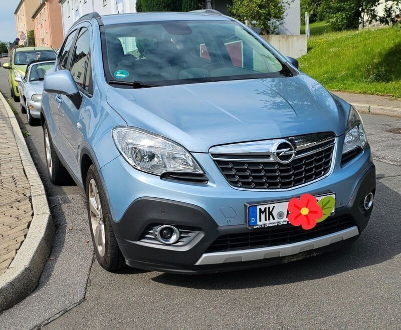 Blau Gebraucht 2013 Opel Mokka Edition SUV | 9.390 € (Guter Preis) - Bild 1/4