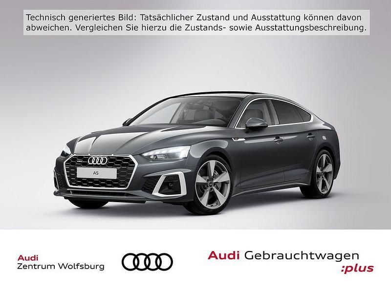 Daytonagrau perleffekt Gebraucht 2022 Audi A5 Sportback S-Line Limousine | 40.590 € (Teuer) - Bild 1/4