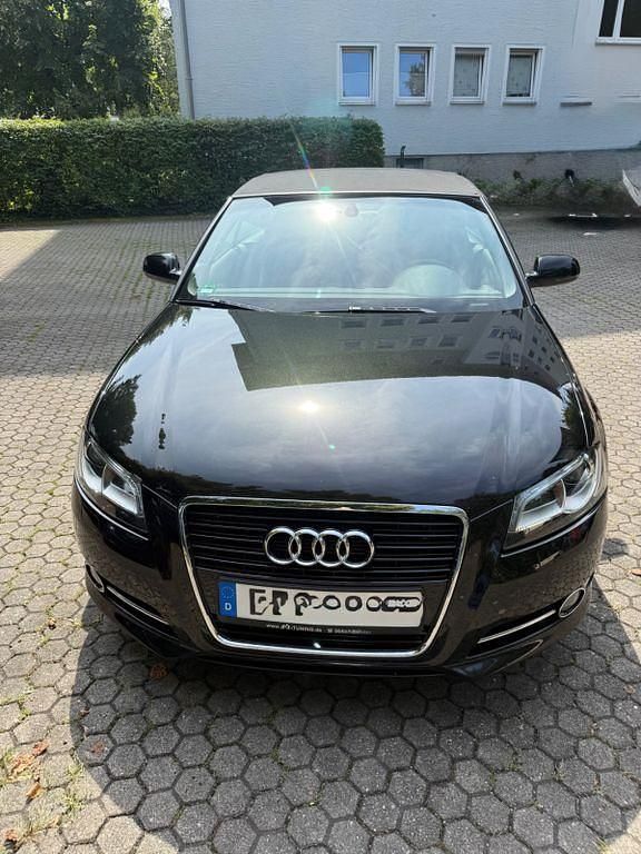 Schwarz Gebraucht 2013 Audi A3 Cabriolet S-Line Cabrio | 10.500 € (Fairer Preis) - Bild 1/4