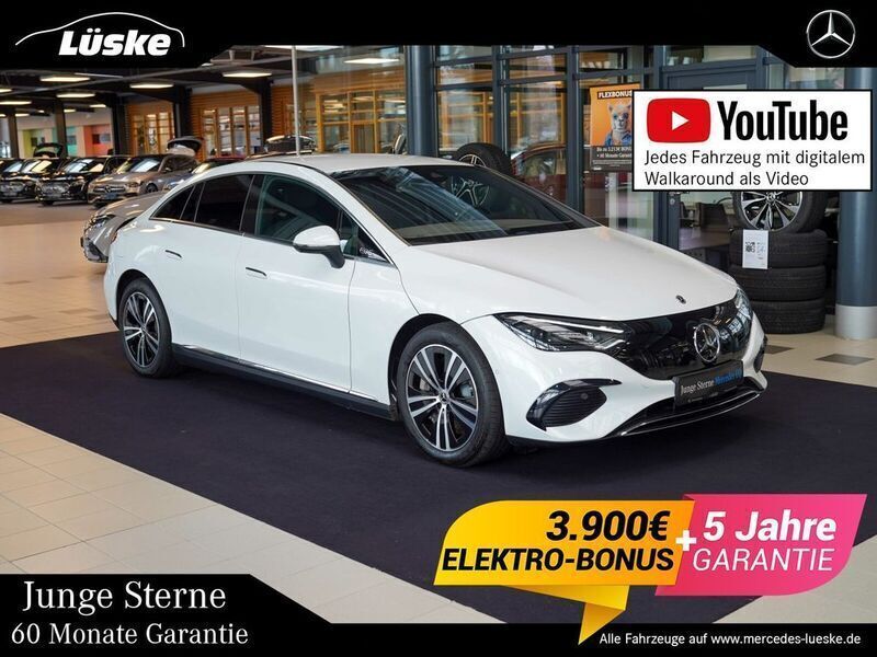 Gebraucht Mercedes EQE350 Premium 214 kW (292 PS) 2022 Manufaktur opalithweiß bright Limousine
