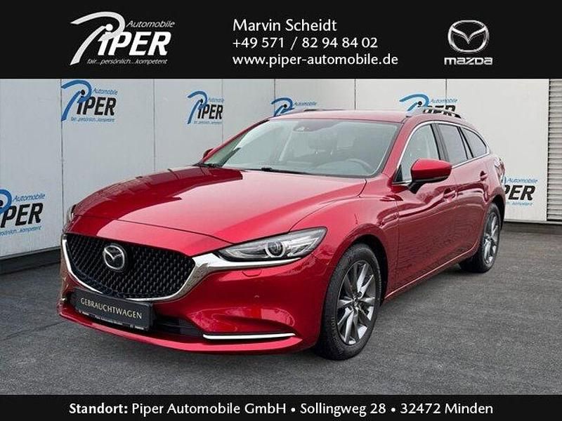 Gebraucht Mazda 6 194 PS (142 kW) 2019 Magmarot metallic Kombi