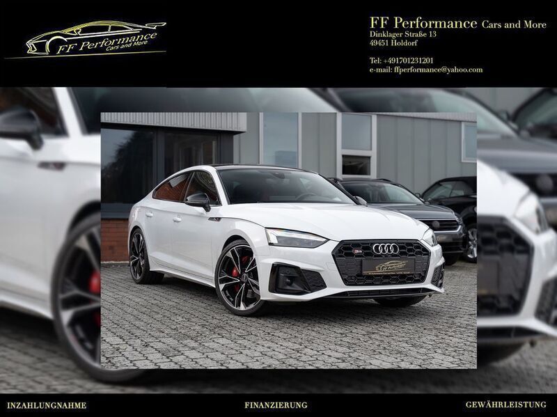 Weiß Gebraucht 2021 Audi S5 Sportback Sport Kleinwagen | 40.900 € (Fairer Preis) - Bild 1/4