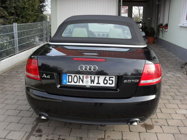 Gebraucht Audi A4 Cabriolet 190 PS (139 kW) 2006 Schwarz metallic Cabrio