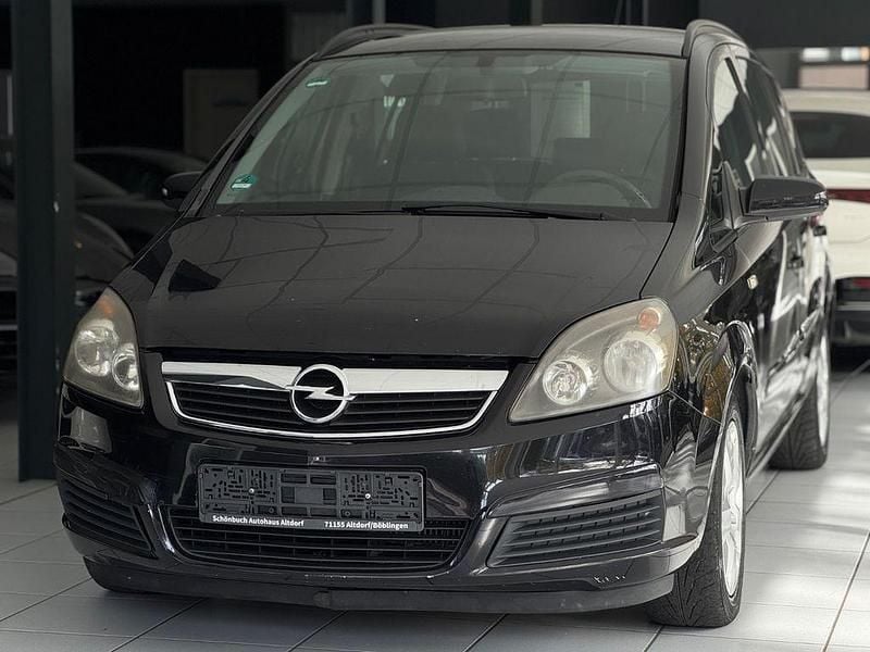 Schwarz Gebraucht 2006 Opel Zafira Van / Kleinbus | 999 € (Superpreis) - Bild 1/4