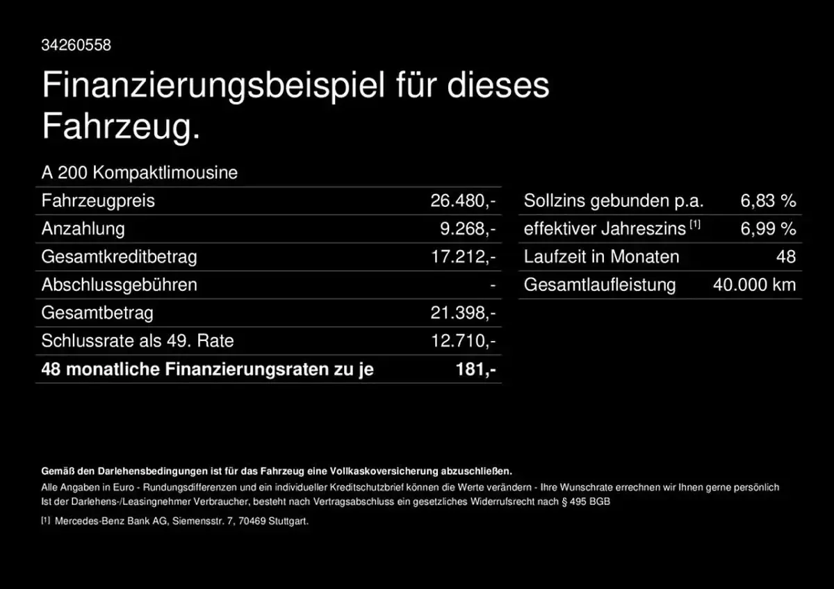 Gebraucht Mercedes A200 Progressive 163 PS (119 kW) 2024 Sonnengelb uni Limousine