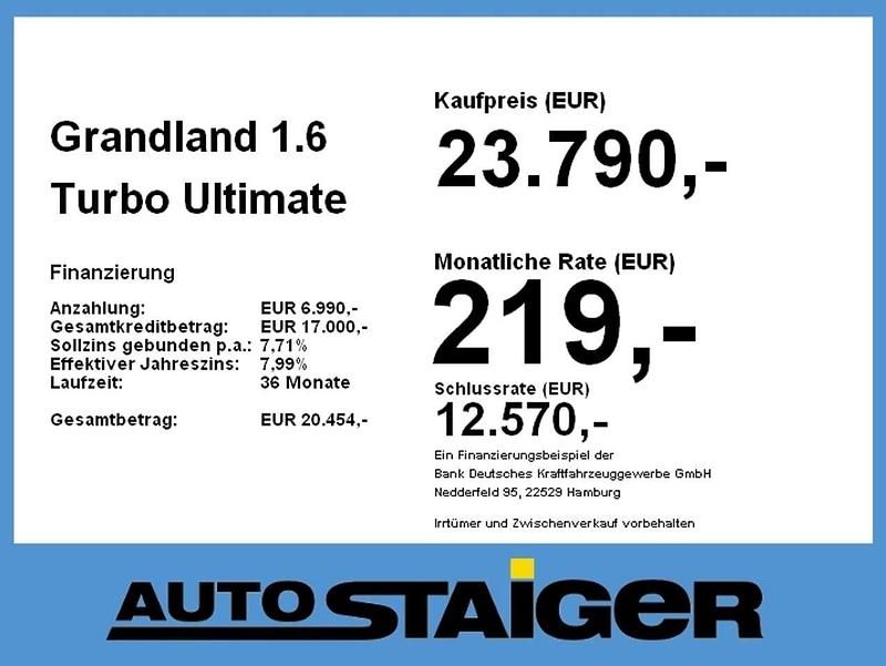 Gebraucht Opel Grandland X Ultimate 224 PS (164 kW) 2022 Diamant schwarz SUV