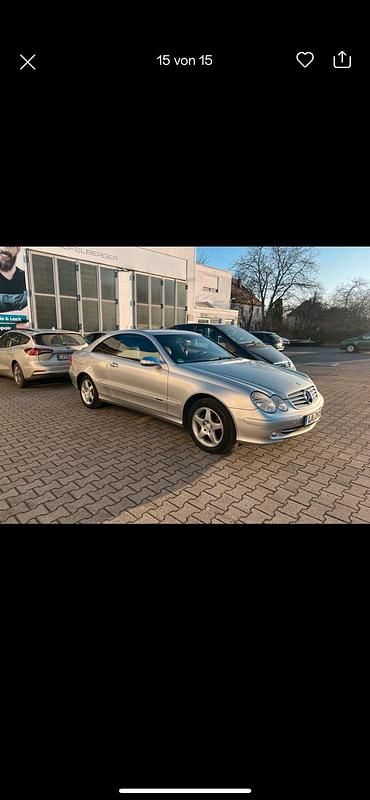 Silber Gebraucht 2003 Mercedes CLK240 Coupé | 3.500 € (Guter Preis) - Bild 1/4