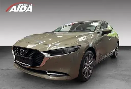 Neu Mazda 3 Exclusive-Line 186 PS (136 kW) 2025 Beige Limousine