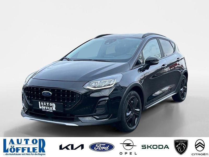 Obsidianschwarz (metallic) Gebraucht 2022 Ford Fiesta Active Limousine | 17.880 € (Fairer Preis) - Bild 1/4