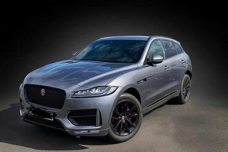 Grau Gebraucht 2021 Jaguar F-Pace R-Sport SUV | 35.999 € (Etwas zu teuer) - Bild 1/4