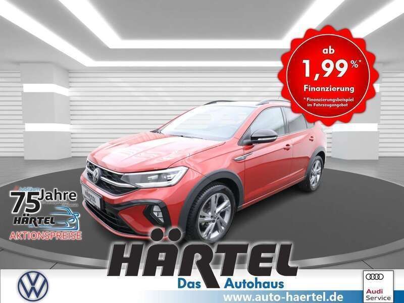 Kings red, metallic Gebraucht 2024 VW Taigo R-line SUV | 28.300 € (Fairer Preis) - Bild 1/4