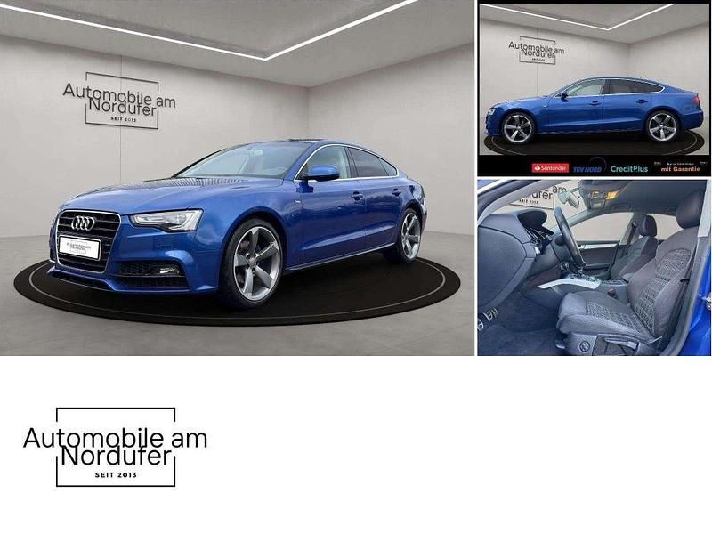 Gebraucht Audi A5 Sportback S-Line 144 PS (105 kW) 2016 Sepangblau perleffekt Kleinwagen