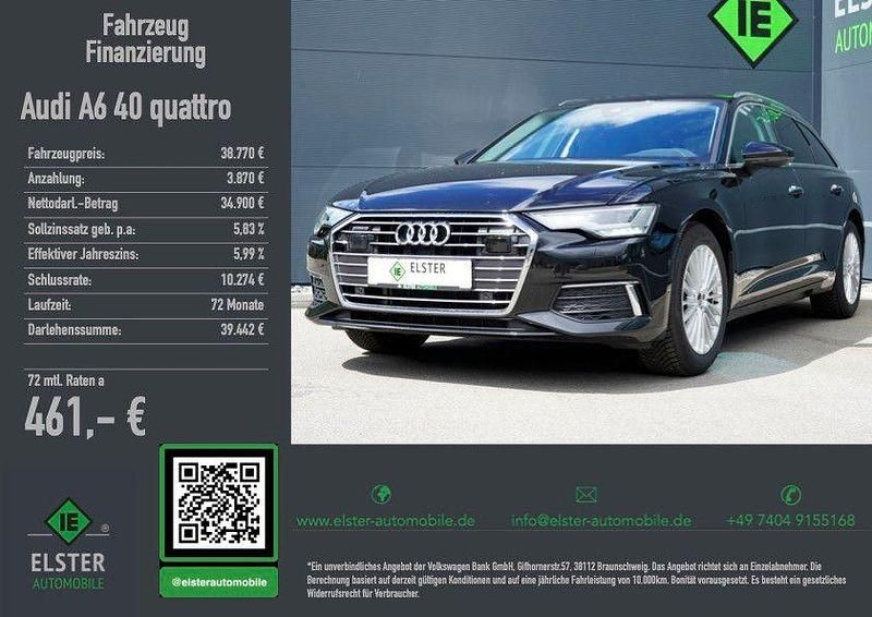 Schwarz Gebraucht 2023 Audi A6 Ambiente Kombi | 37.850 € (Guter Preis) - Bild 1/4