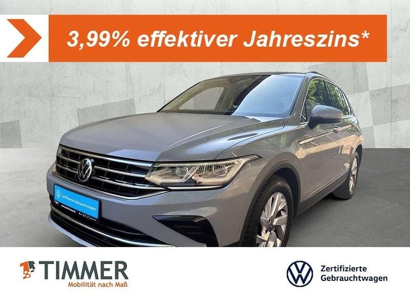 Grau Gebraucht 2021 VW Tiguan Elegance SUV | 24.650 € (Fairer Preis) - Bild 1/4